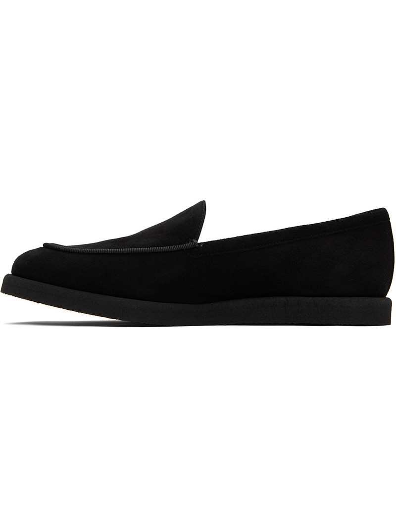 Max Mara Black Soft Moc Loafers outlook