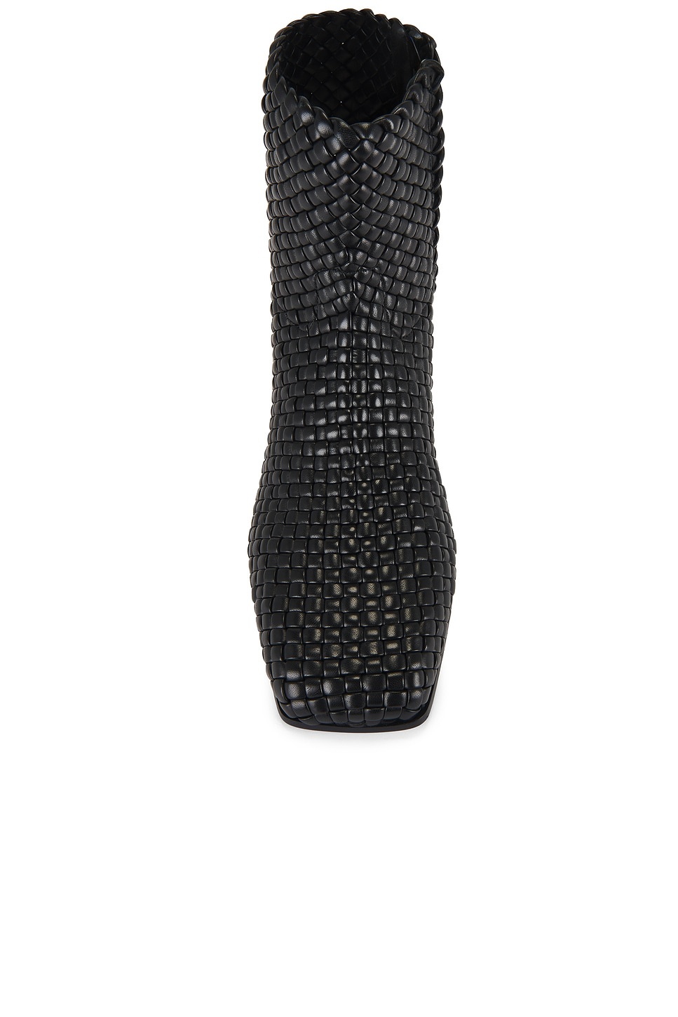 Zipped Padded Intreccio Supple Lambskin Ankle Boot - 4