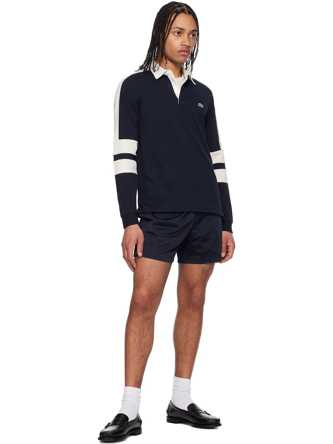 Navy Tennis Heritage Shorts - 5