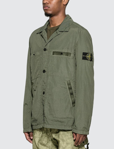 Stone Island Seersucker Overshirt outlook