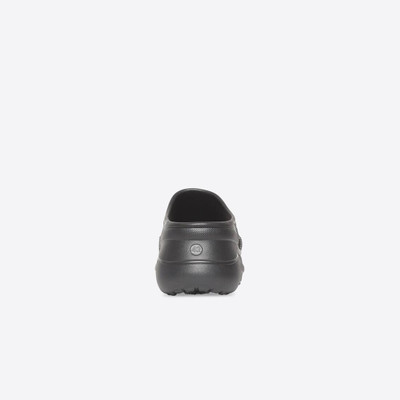 BALENCIAGA Men's Pool Crocs™ Slide Sandal in Black outlook