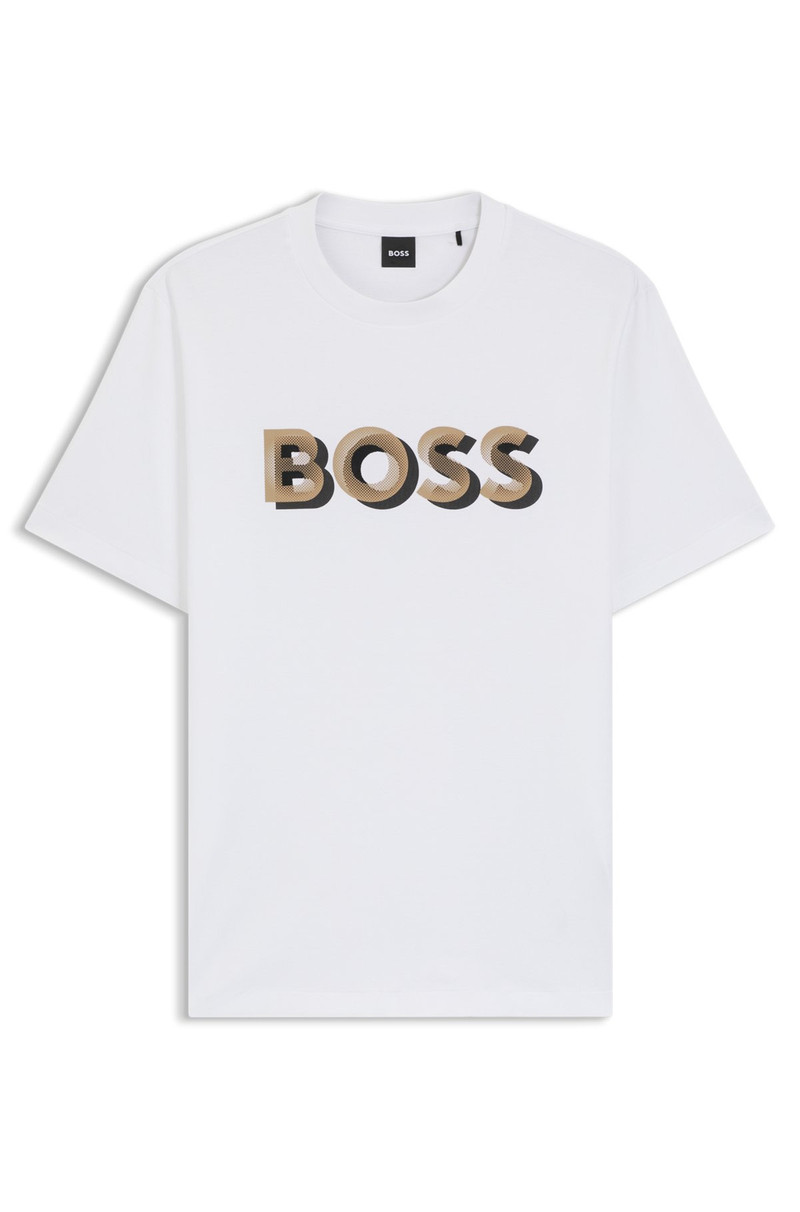 COTTON T-SHIRT WITH LOGO ARTWORK 1