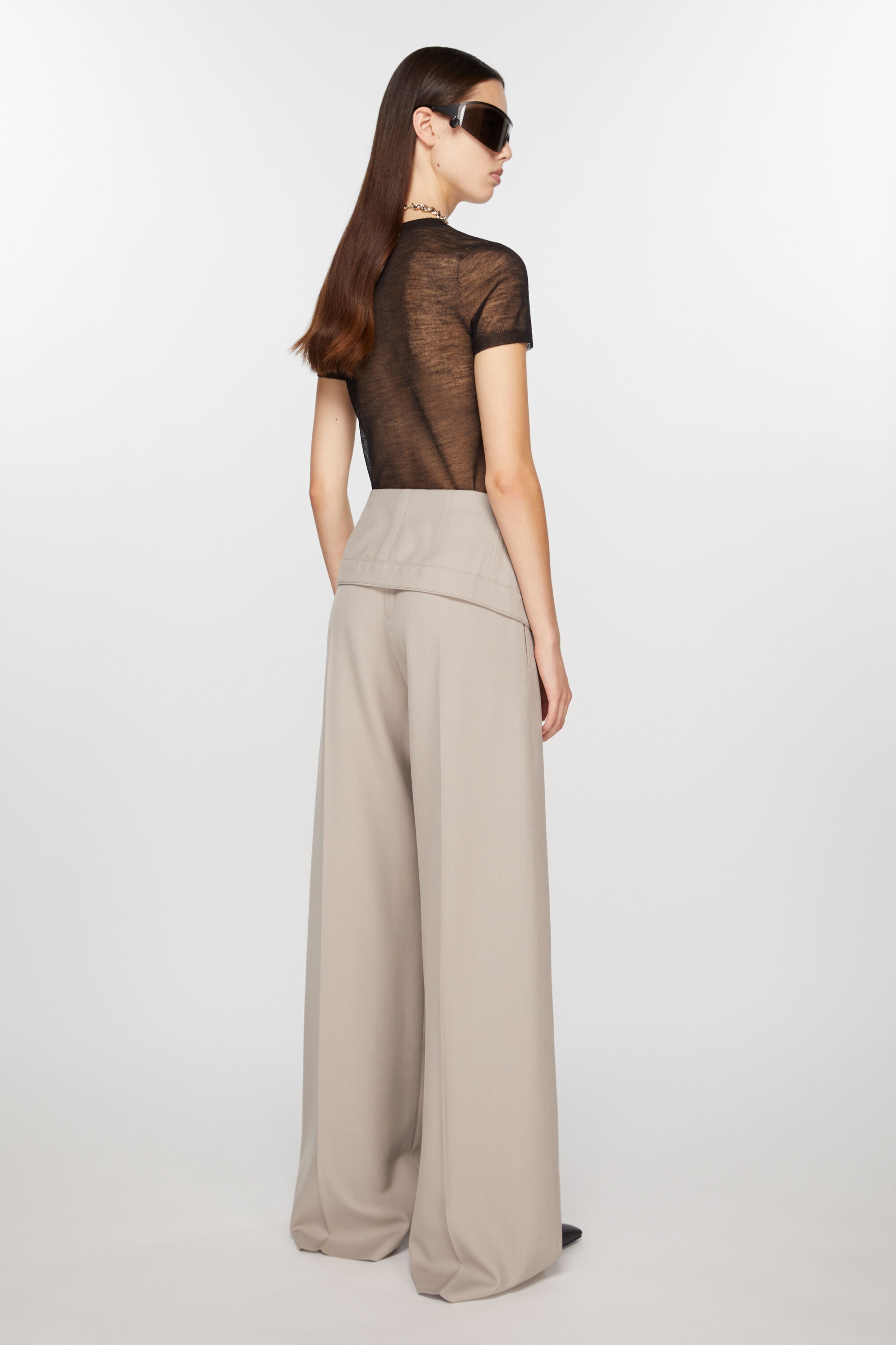 Acne Studios TAILORED TROUSERS ワイドスラックス Acne Studios Tailored Trousers | Shopbop