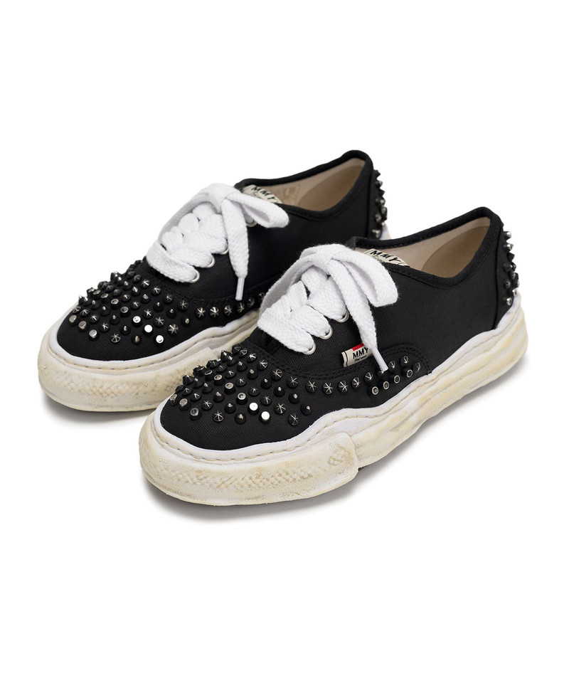 "BAKER" OG Sole Studded Canvas Low-top Sneaker 15