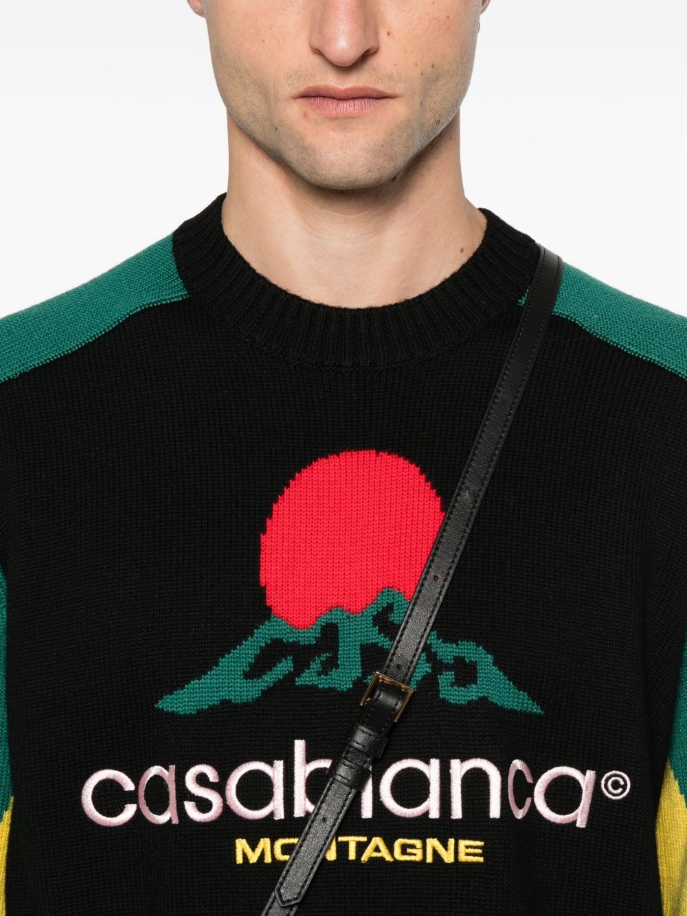 logo-embroidered sweater - 5