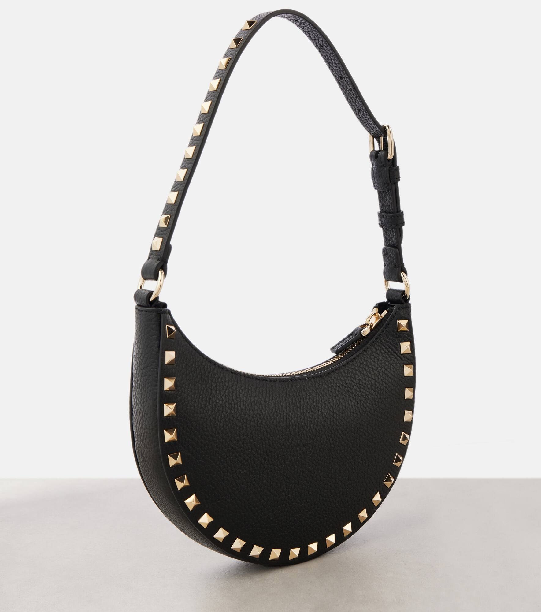 Rockstud Mini leather tote - 4
