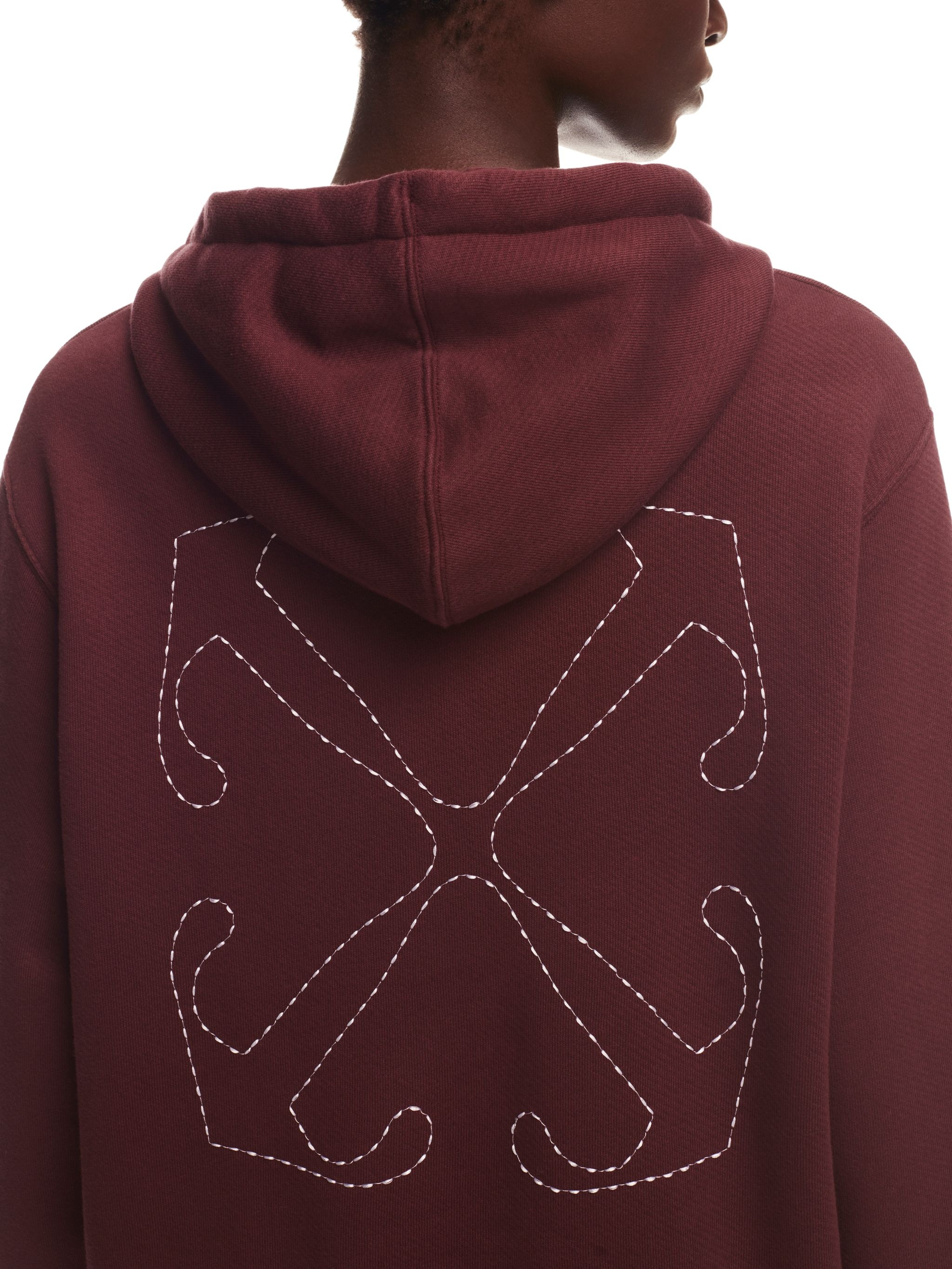 Embr Stitch Arrow Reg Hoodie - 5