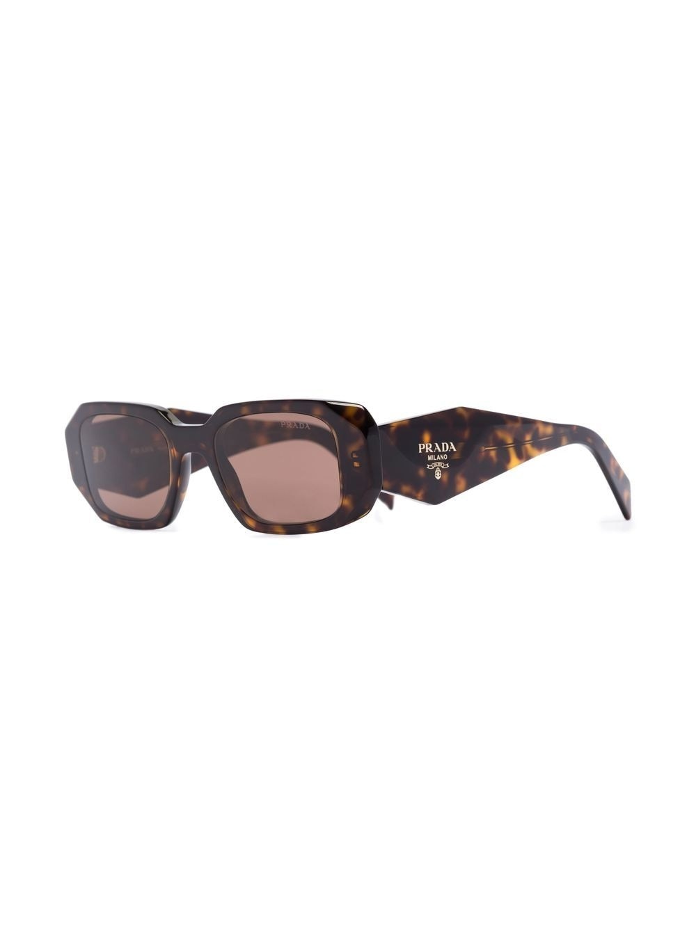 tortoiseshell square-frame sunglasses - 3