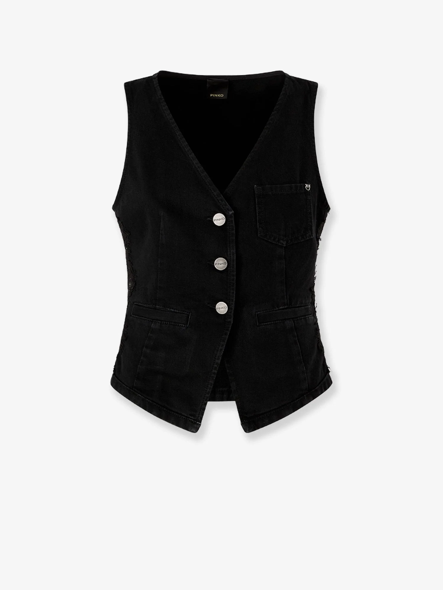Pinko Gardener Cotton Vest With Laces Profiles - 1
