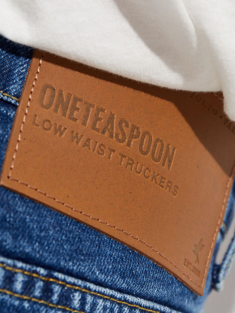 Truckers raw-edge jeans 5