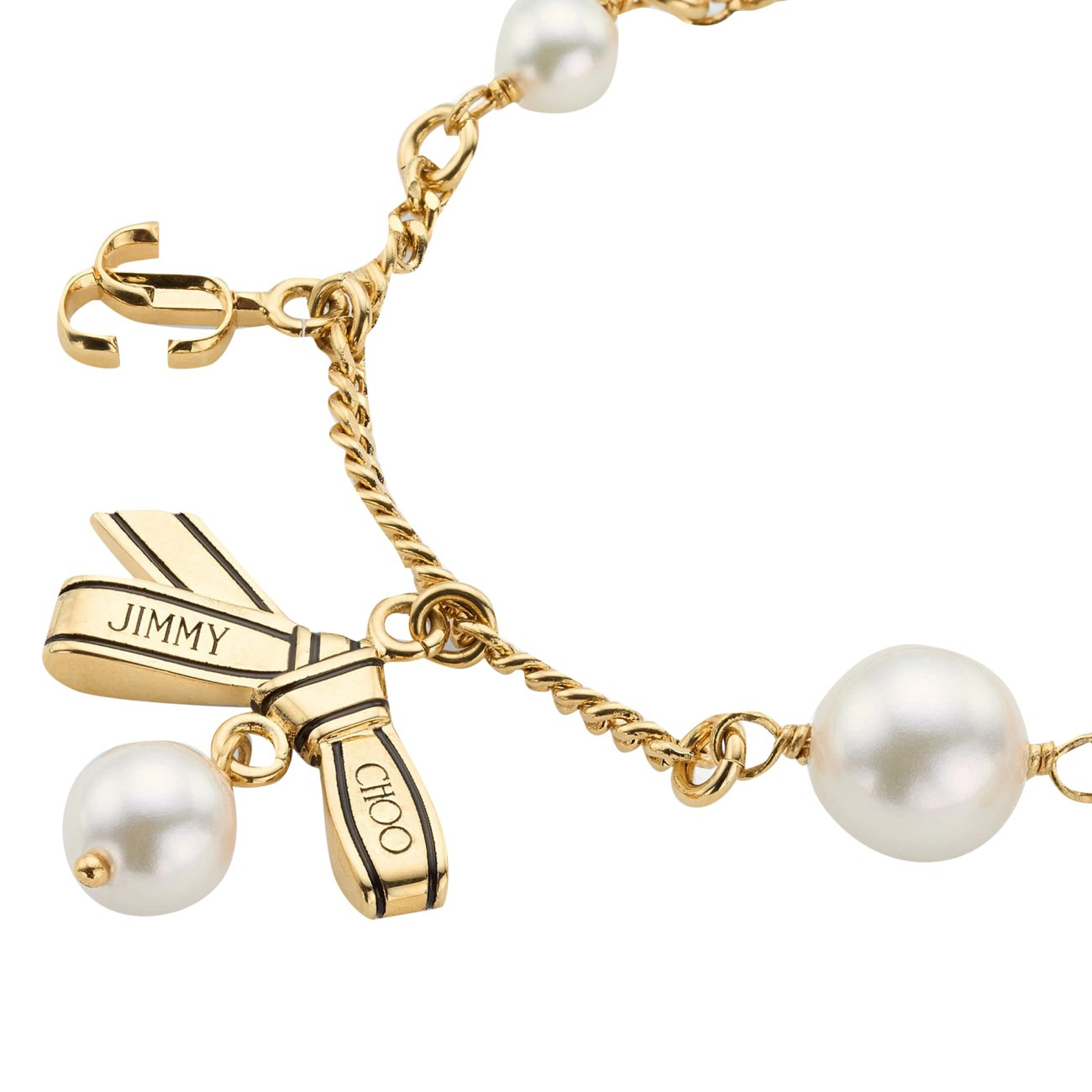 Jimmy Choo Women Multi Charm Ribbon Bracelet - 2