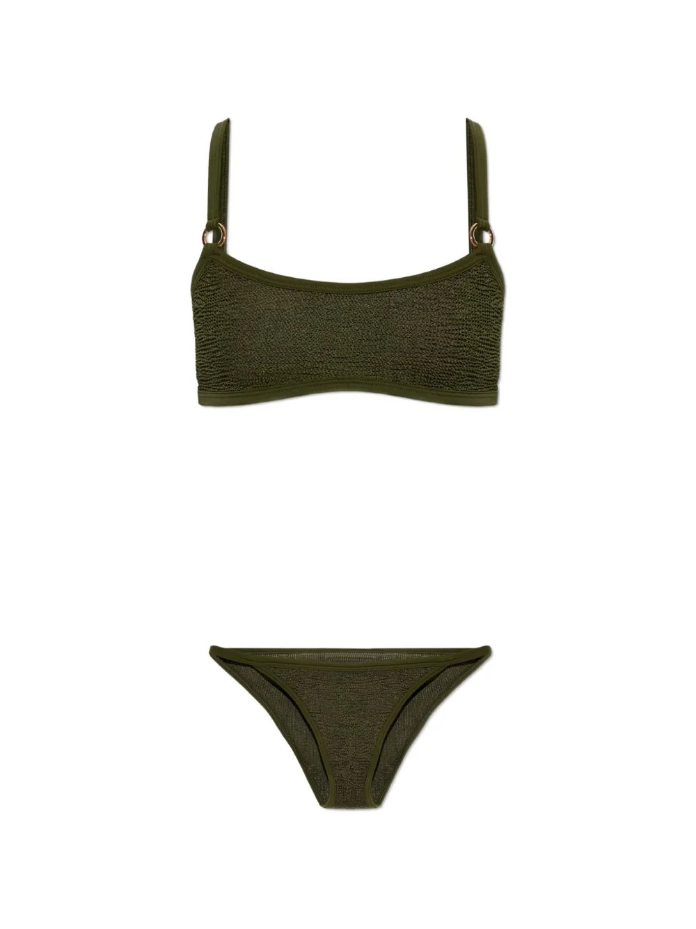 Iris crinkle-effect bikini - 1