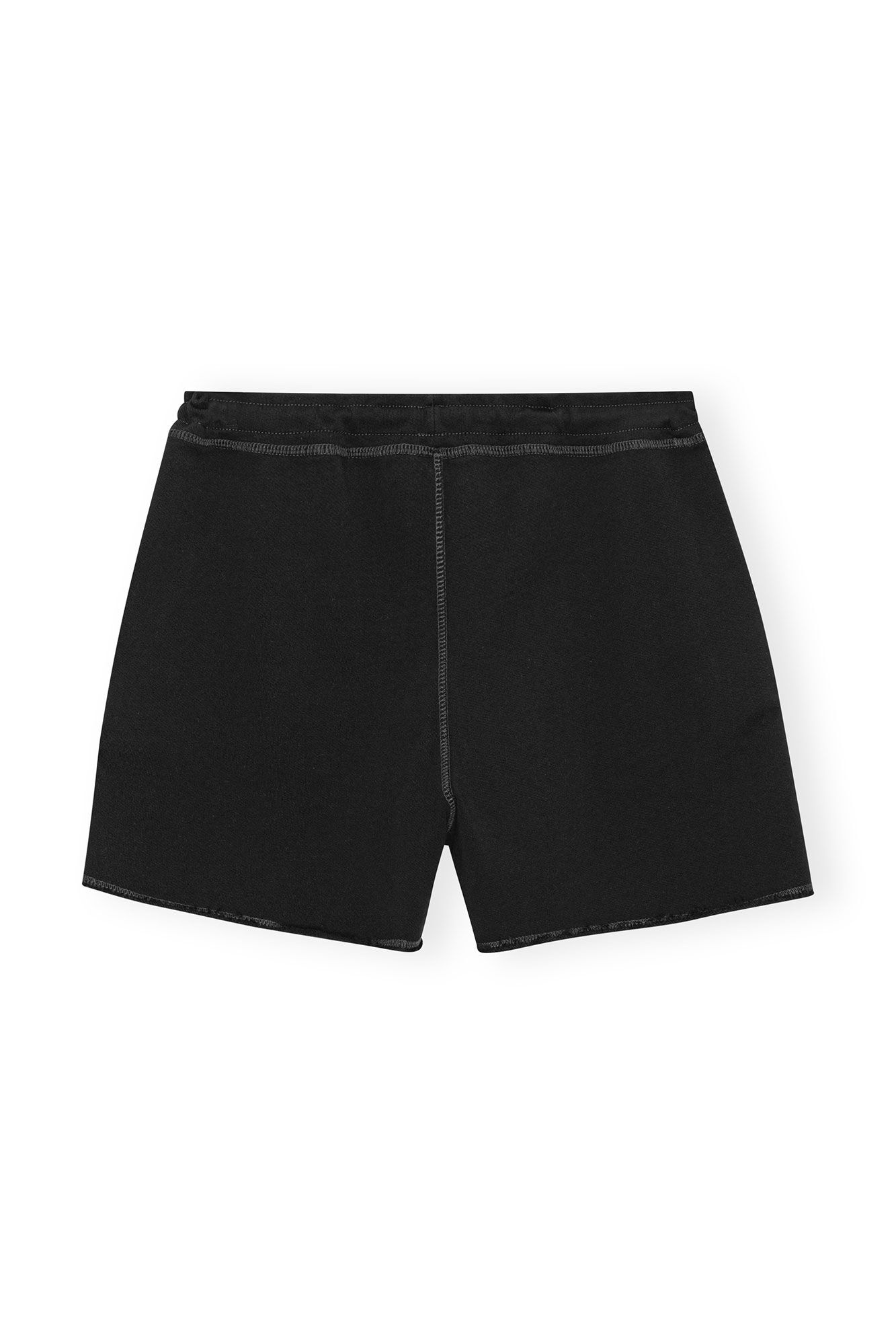 BLACK ISOLI DRAWSTRING SHORTS - 2