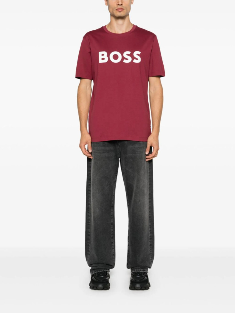 BOSS logo-print T-shirt outlook