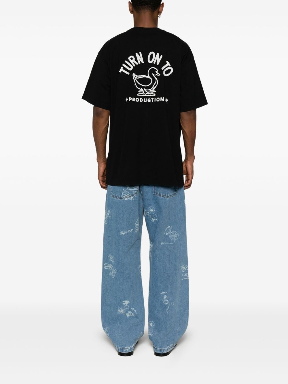 Stamp logo-print T-shirt - 2