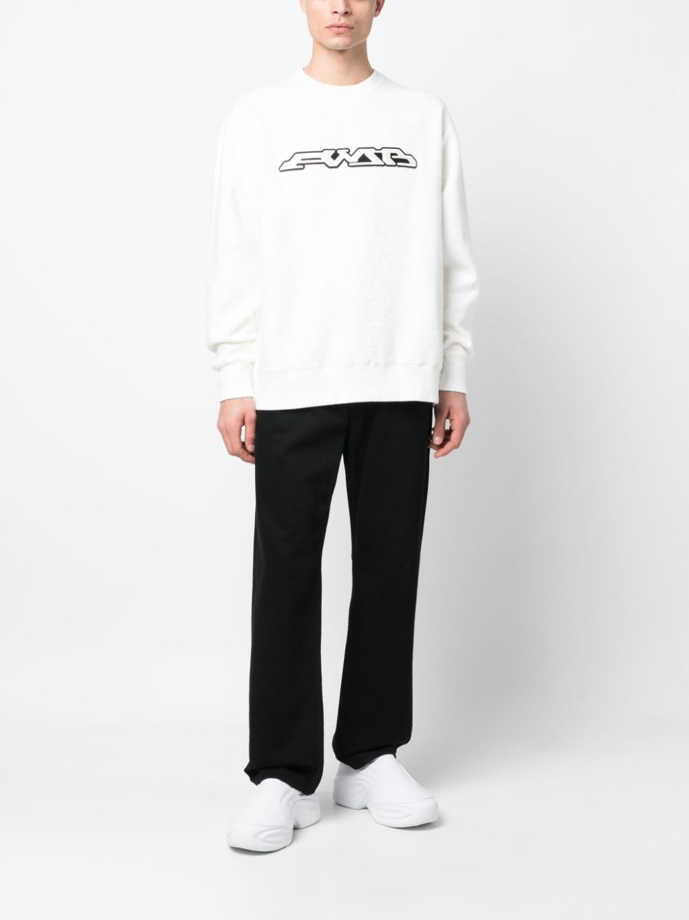 logo-print long sleeves sweatshirt - 2
