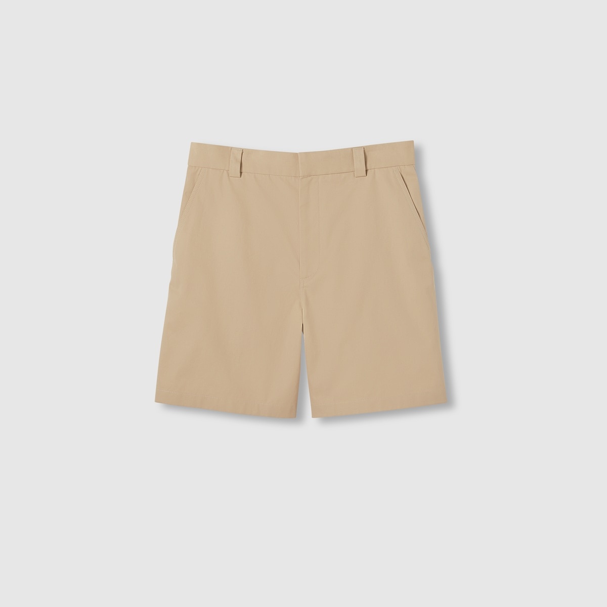 Double cotton twill shorts with Web - 1