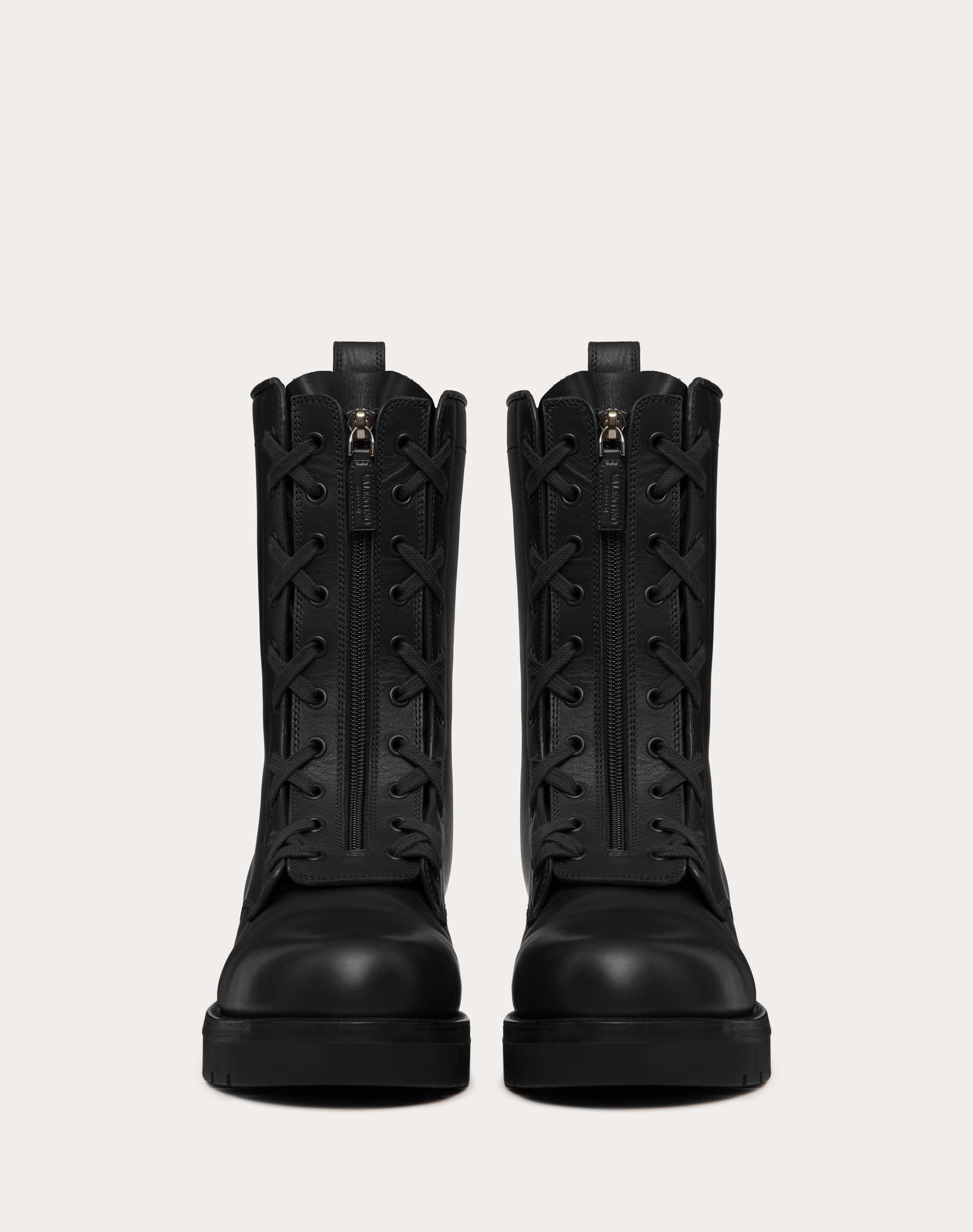 CALFSKIN XCOMBAT BOOTS 40MM - 4