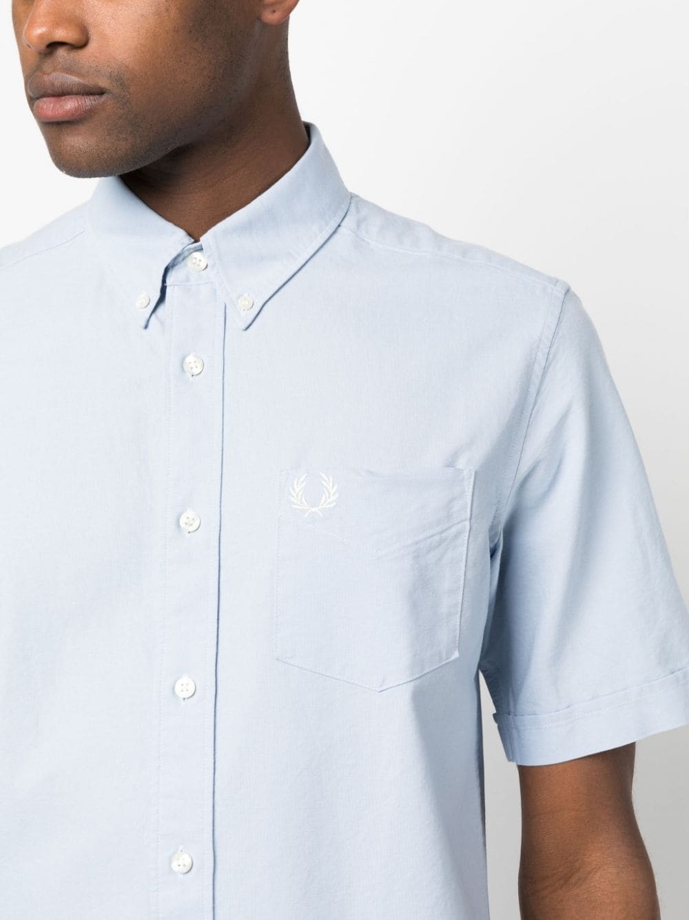 short-sleeve cotton shirt - 5