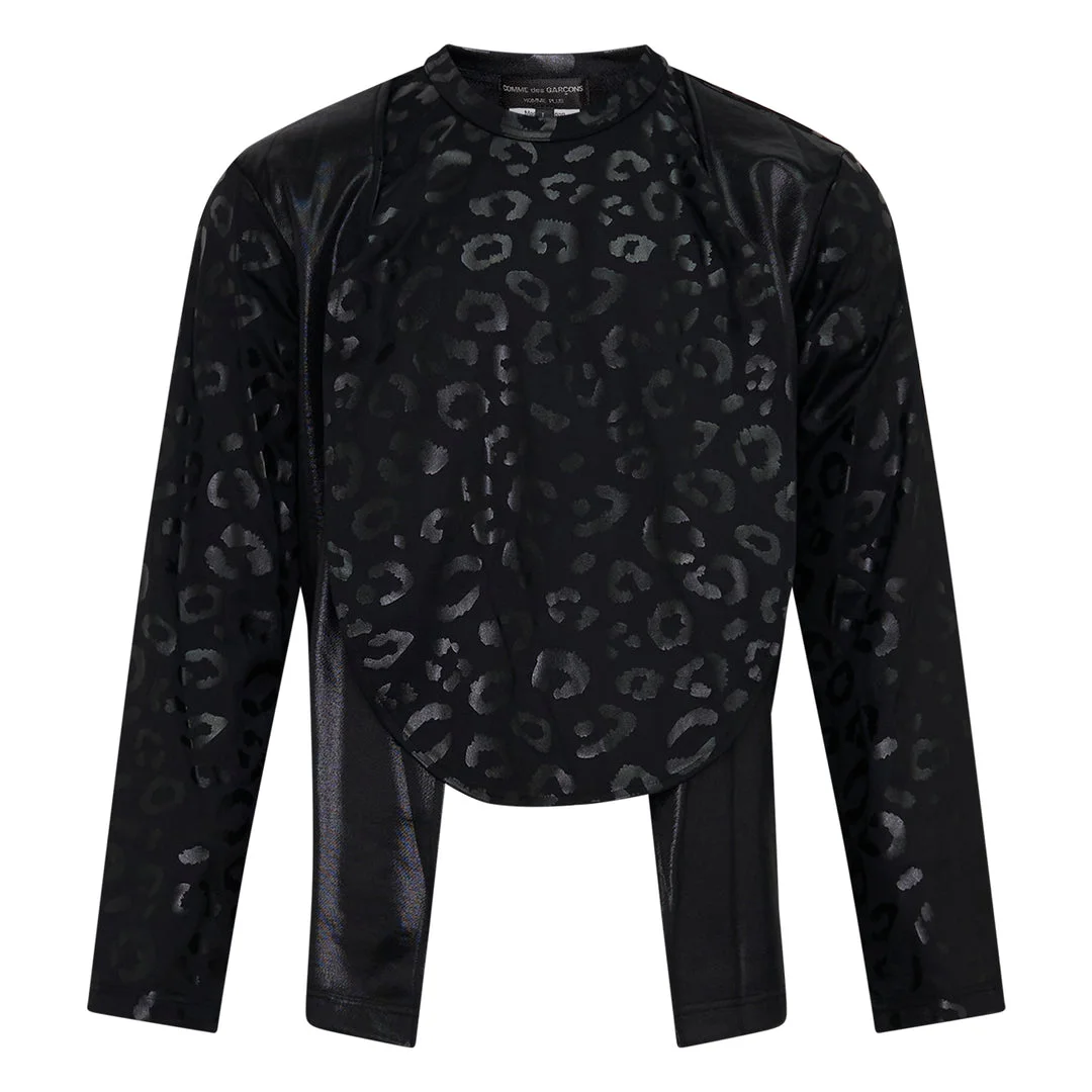 Leopard Print Long Sleeve Tee - 1