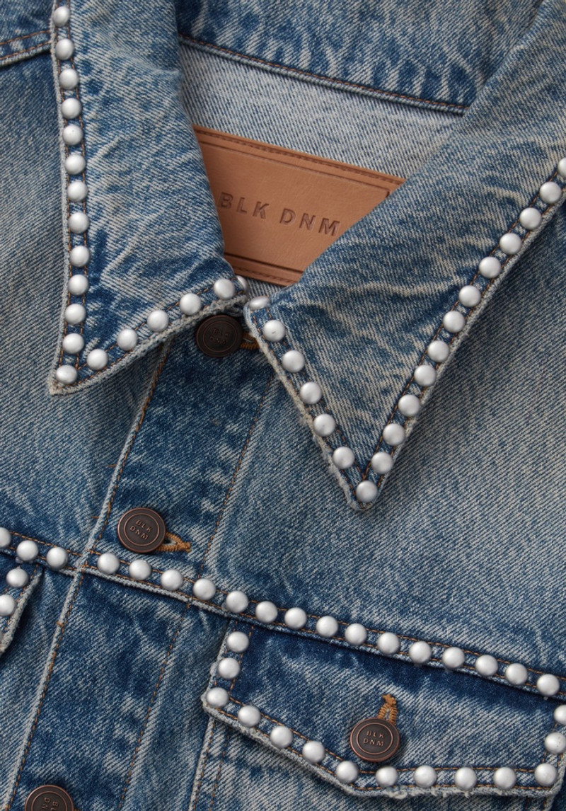DENIM JACKET 75 VINTAGE BLUE STUDS 4