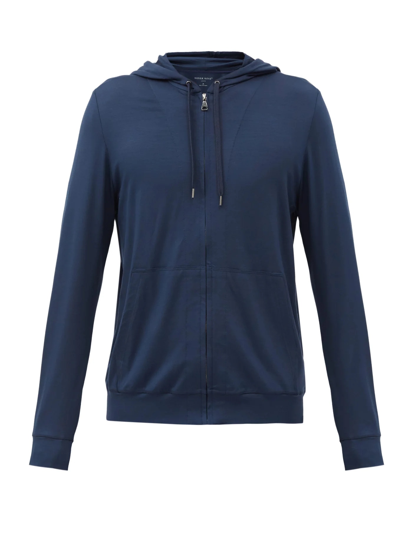 Basel micromodal-blend hooded pyjama sweatshirt - 1