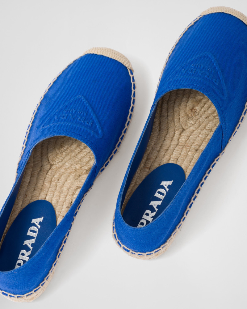 Cotton drill espadrilles 6