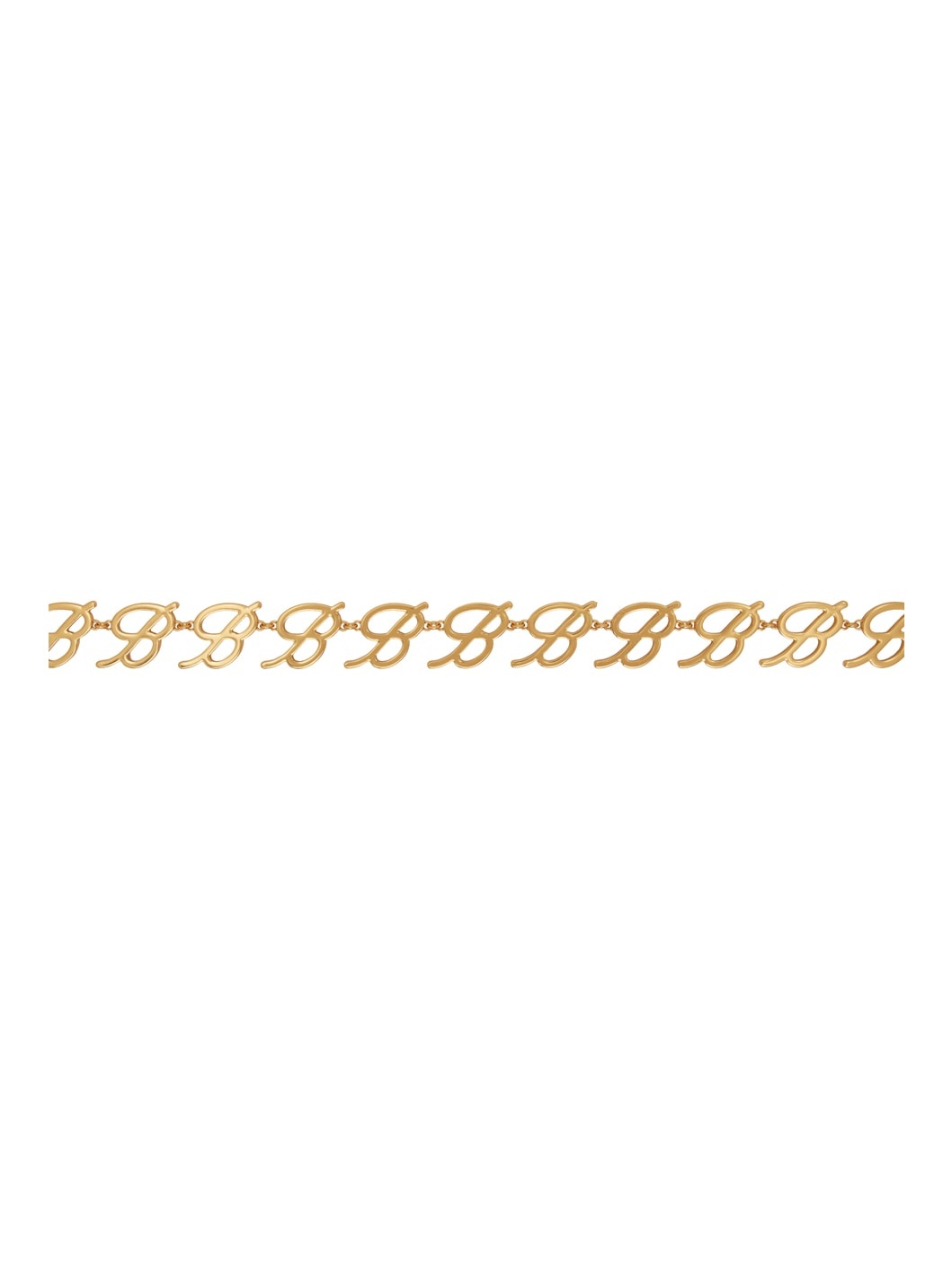 Gold Logo Chain Belt - 1