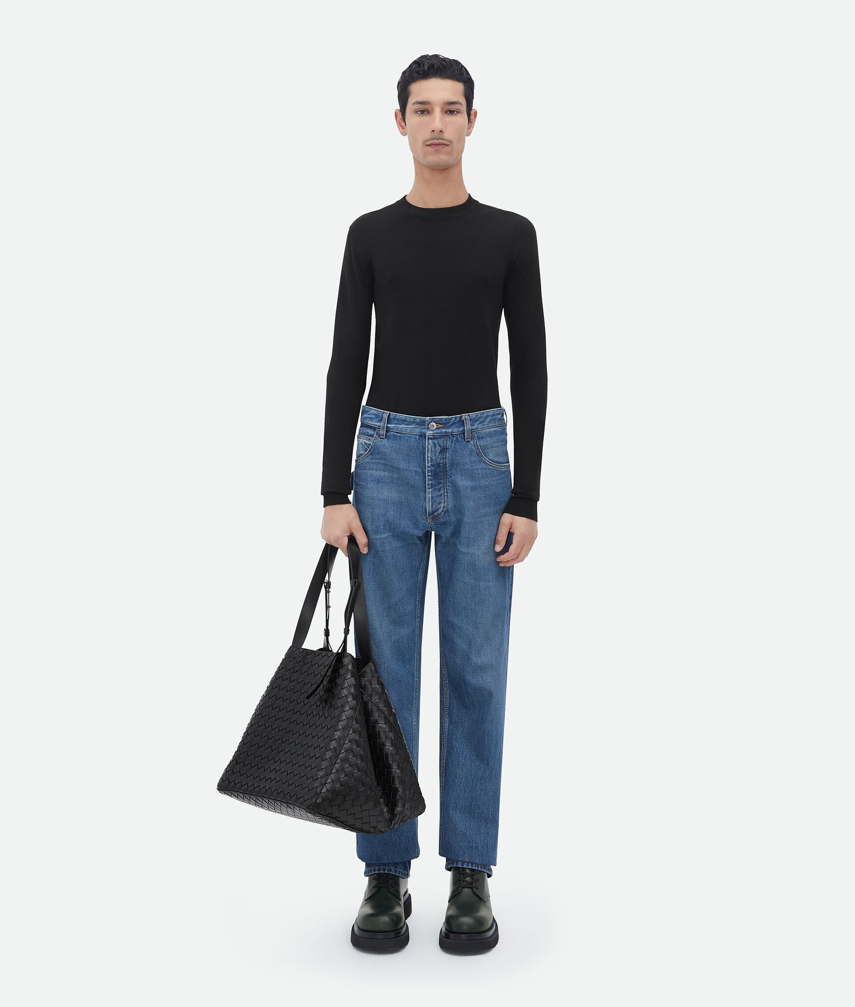 classic intrecciato cube tote bag - 4