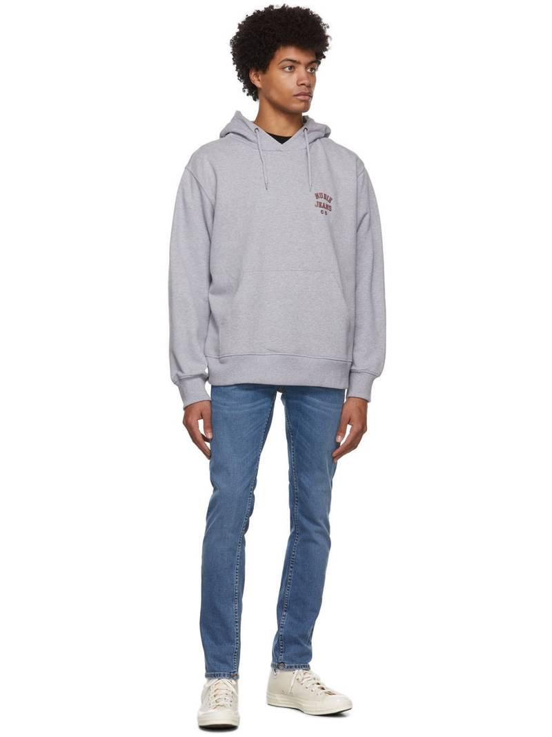 Nudie Jeans Blue Lean Dean Jeans outlook