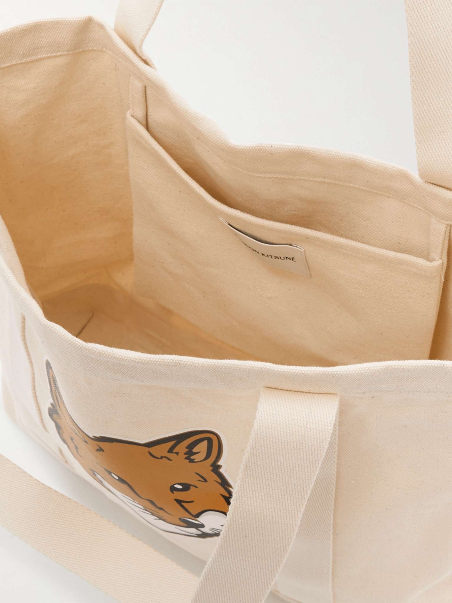 Logo-Print Cotton-Canvas Tote Bag - 3