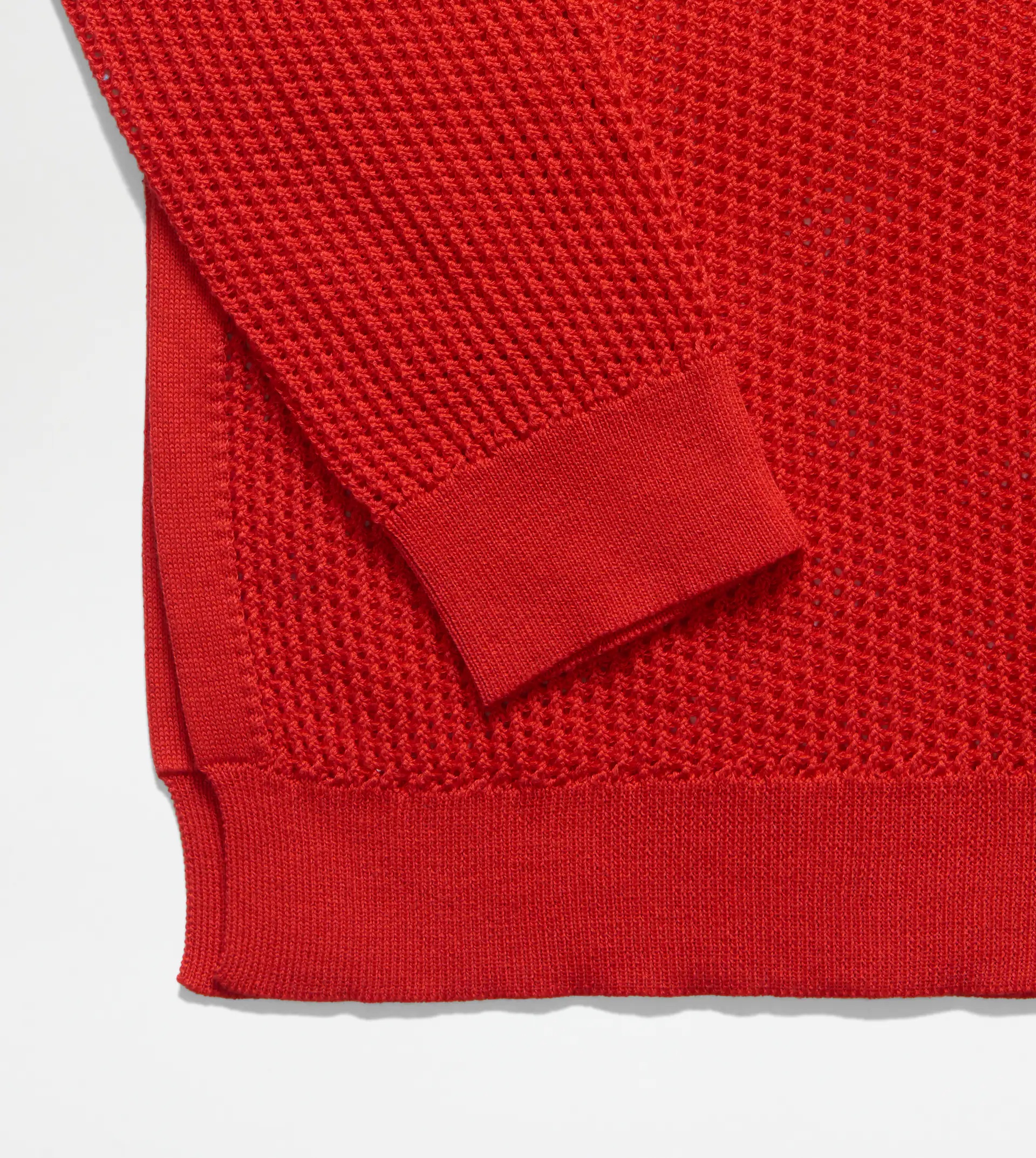 KNITTED POLO SHIRT - RED - 6