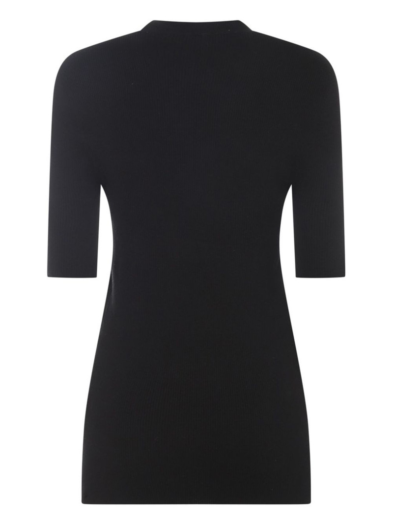 Jil Sander logo-print mini dress outlook