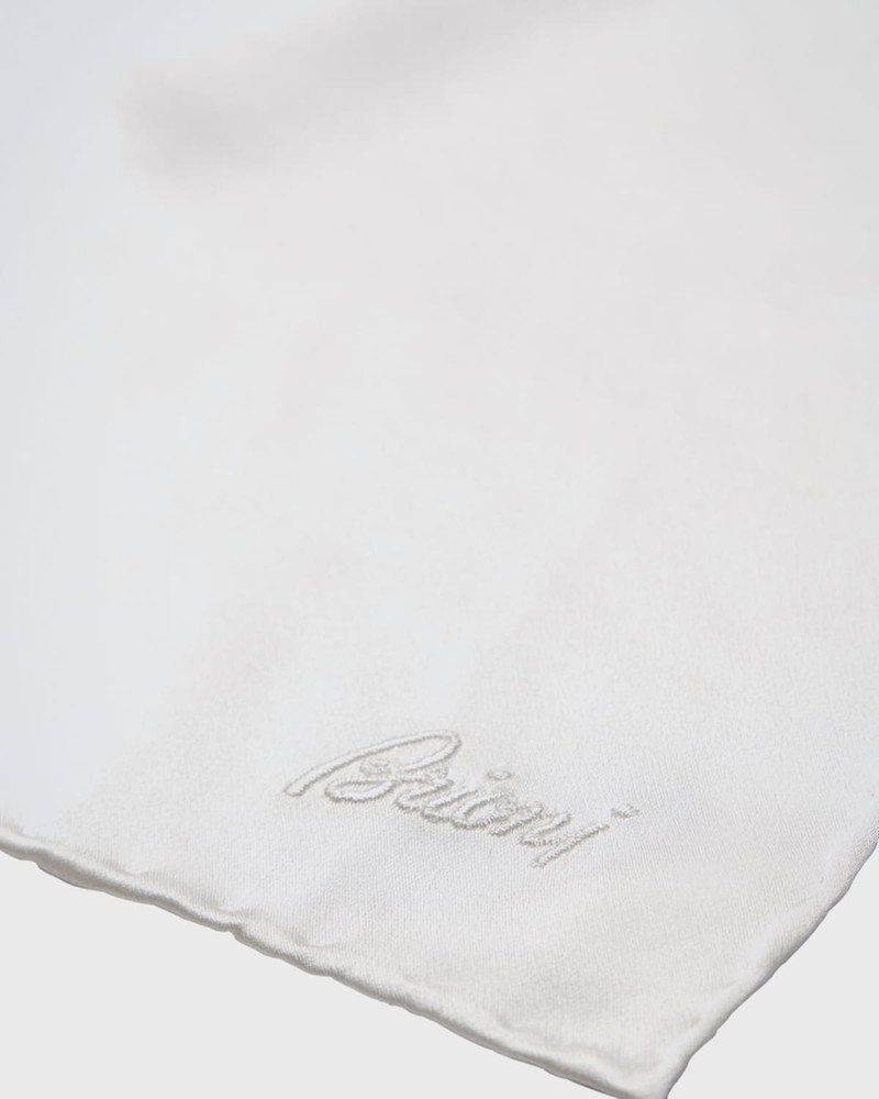 Brioni Men's Hand-Rolled Silk Pocket Square outlook