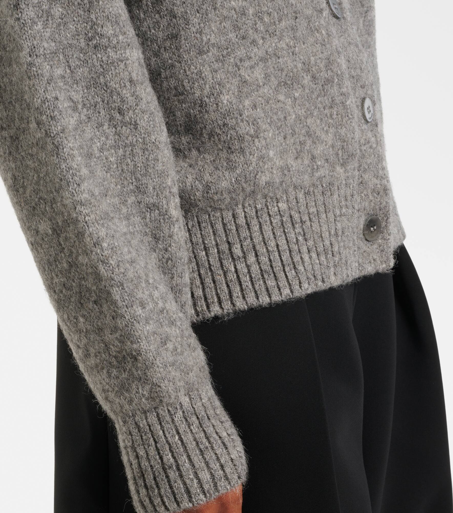 Alpaca-blend cardigan - 5