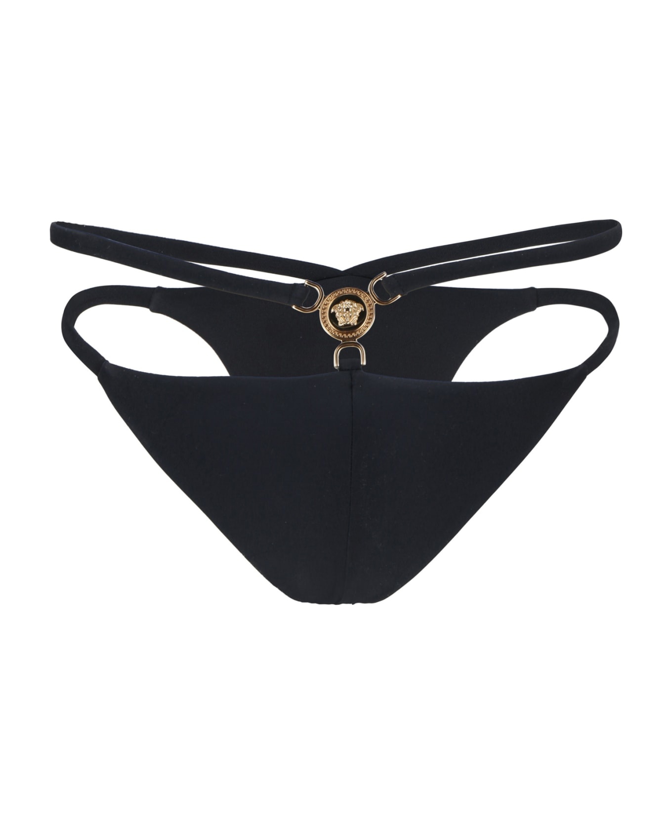 ビキニ Versace Slip Bikini Medusa 95 Versace Underwear: Black Medusa '95 Bikini Top | SSENSE