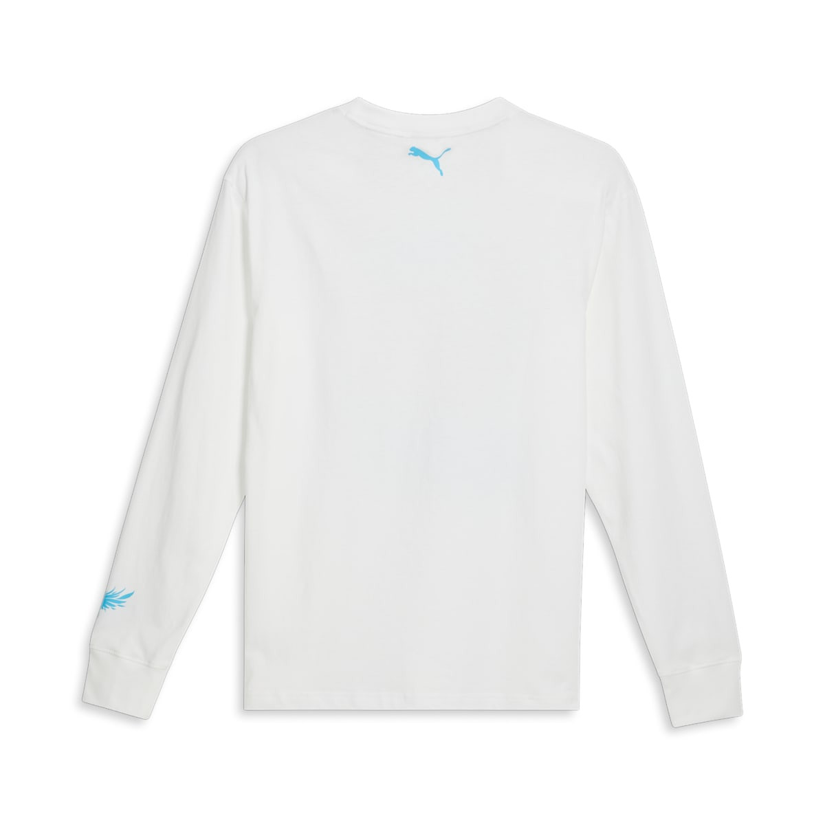 PUMA x MELO Blue Hive Long Sleeve Basketball T-shirt 'White' 625147-01 - 2