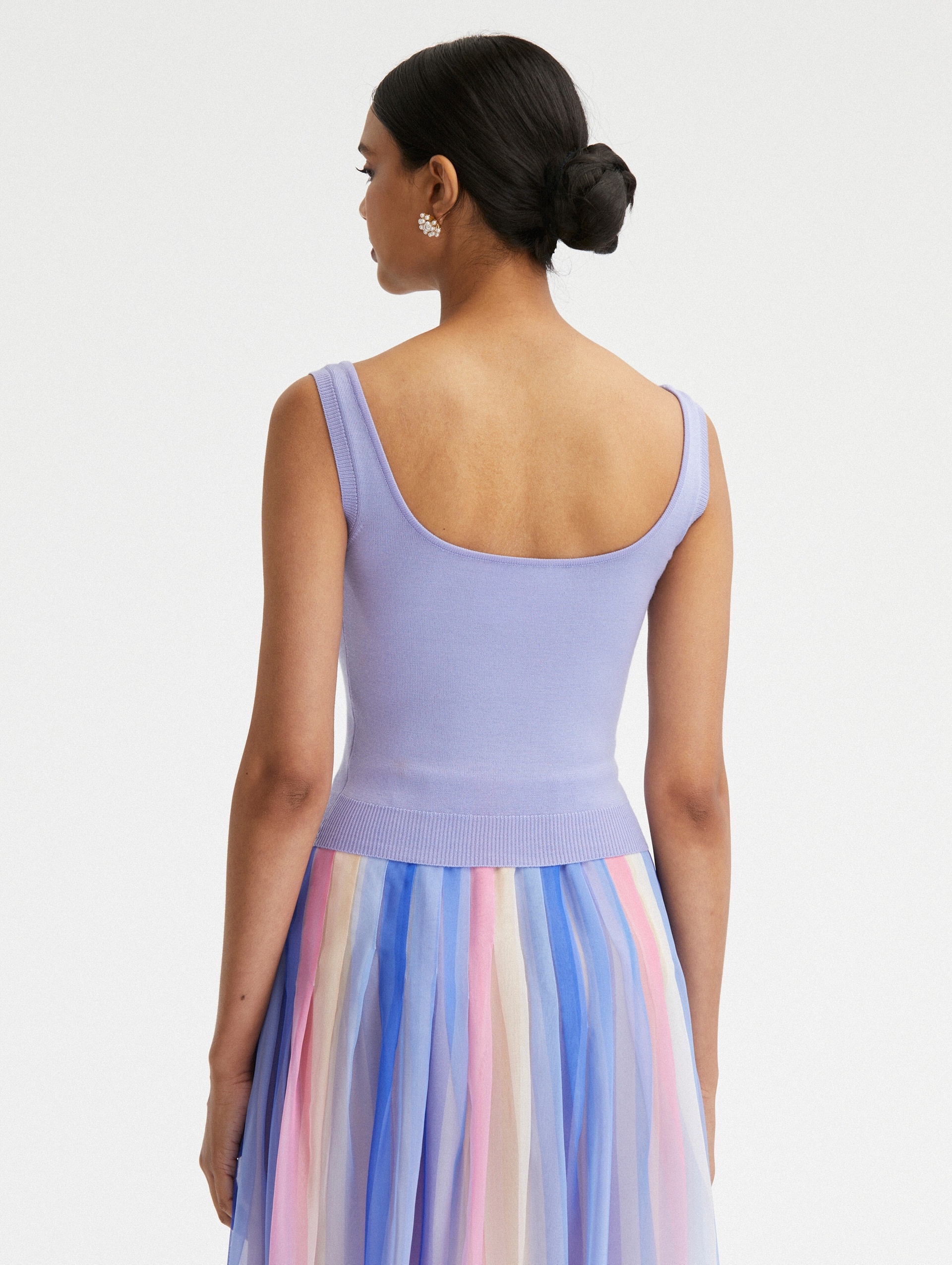 WISTERIA SCOOP NECK TANK - 4