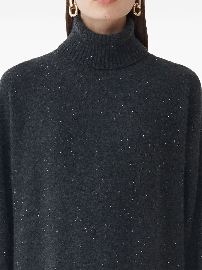 sequinned knit dress 4