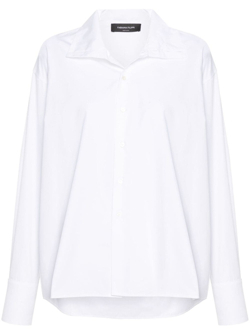 high-neck poplin shirt 1