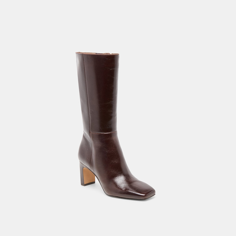 RIGGS WIDE CALF BOOTS CHOCOLATE LEATHER 3