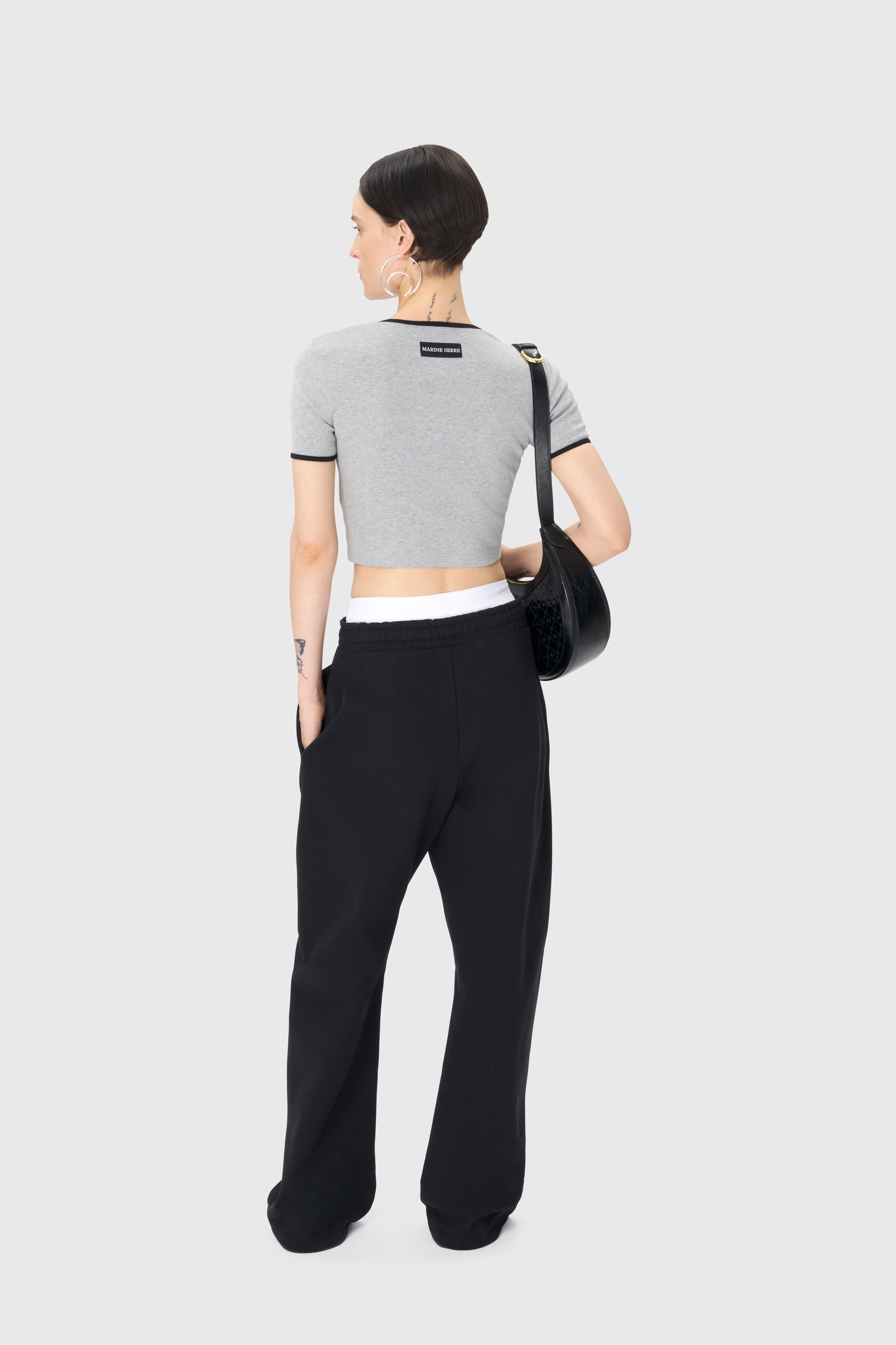 Moon Logo Jersey Cropped Top - 3