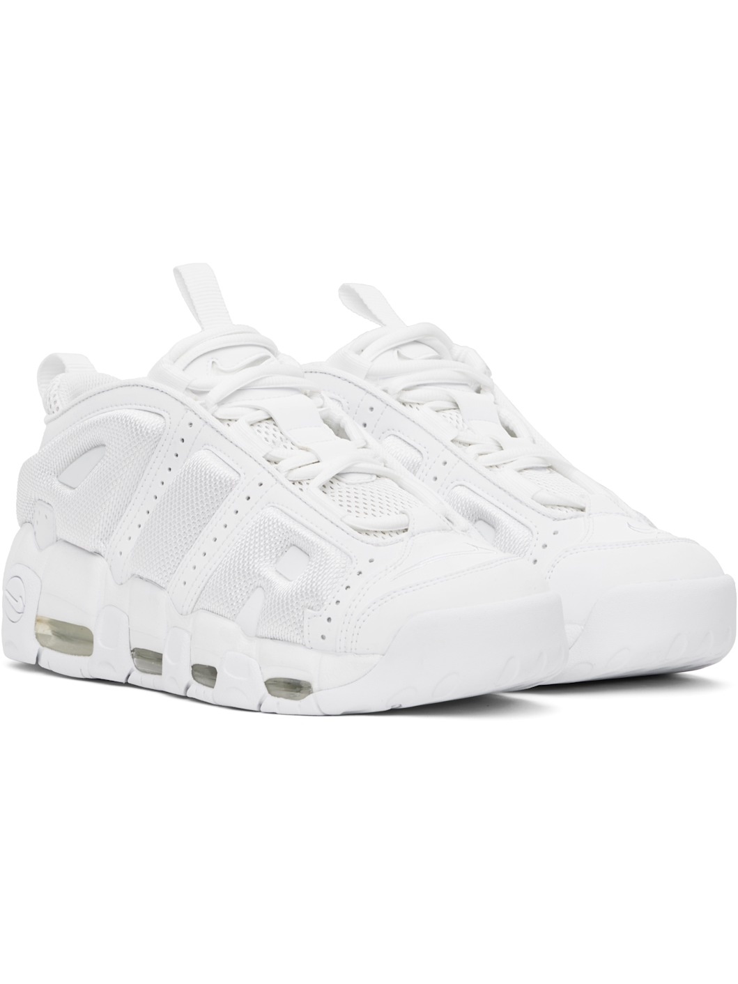 White Air More Uptempo Low Sneakers - 4