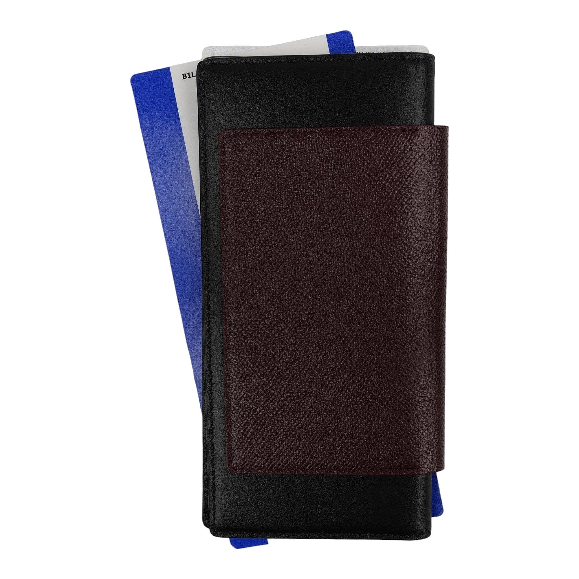 Balenciaga Passport Long Wallet 'Passport Burgundy' - 2