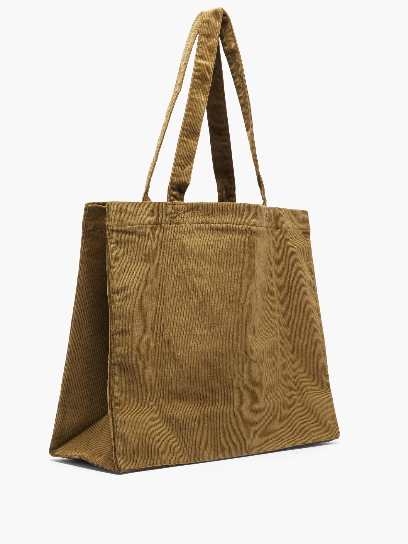 Diane logo cotton-blend corduroy tote - 4