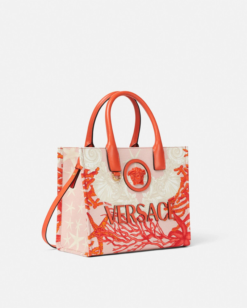 La Medusa Barocco Sea Small Canvas Tote Bag 2