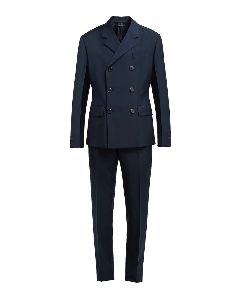 Double-breasted kid mohair suit 1