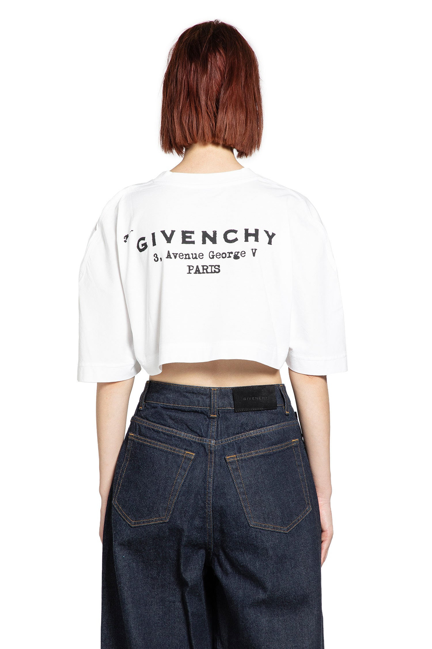 Givenchy Stamp Cropped T-shirt - 3