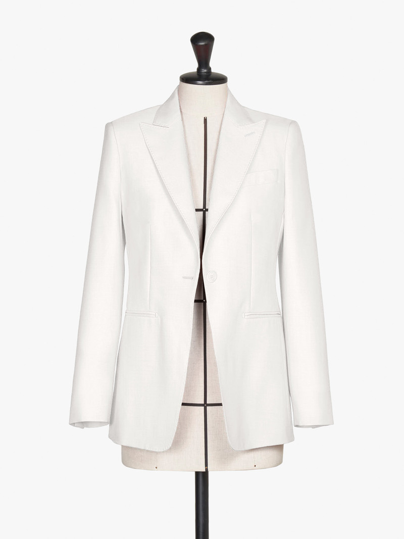 AVORIAZ Wool and silk duchess satin blazer - 1