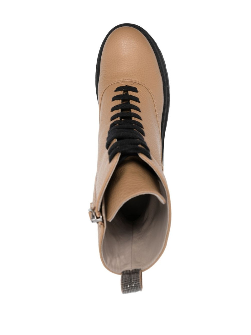 round-toe leather ankle boots 4